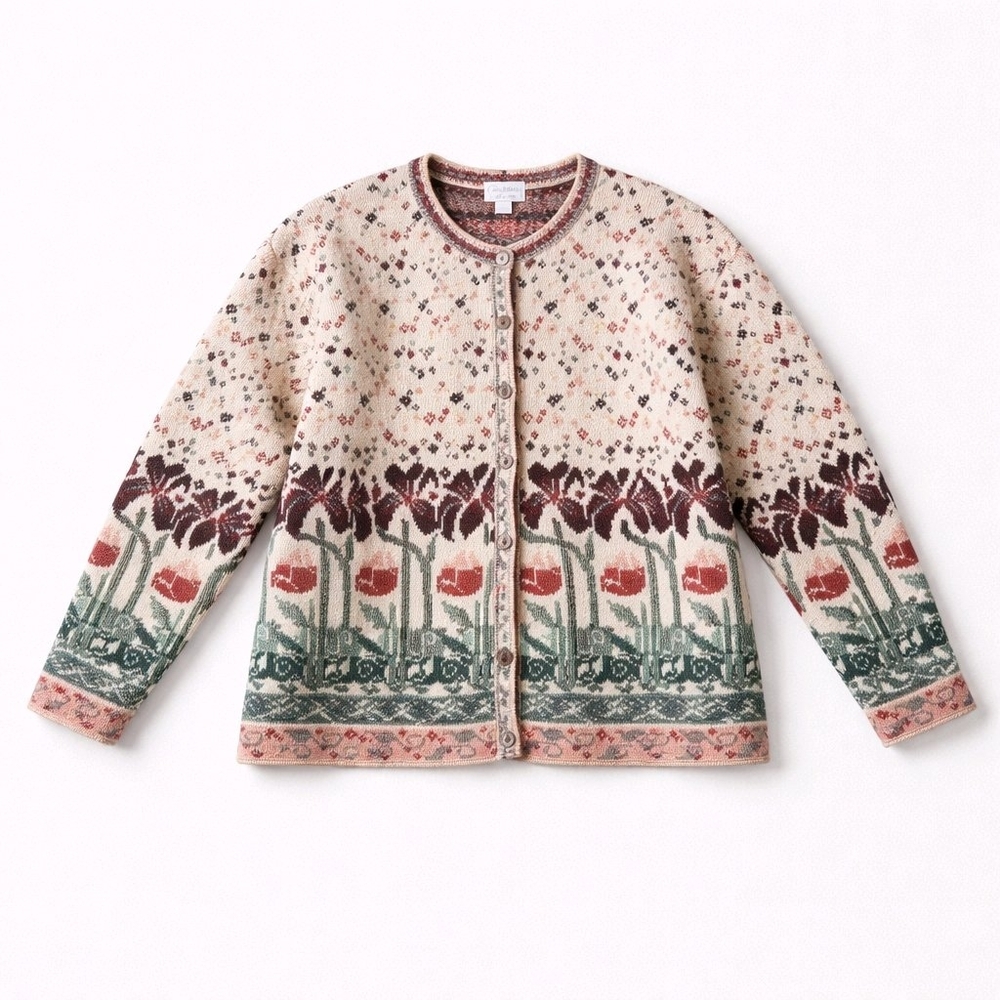Floral Patterned Cardigan